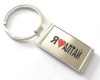 Wholesale 2011 hot sell metal keychain with printing promo logo
