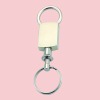 Wholesale Fashion Rotatable metal key chain / key ring