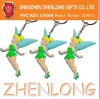 Wholesale Fair shape 3D Soft PVC Keychain, car shape keychain