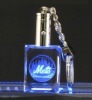 3D Laser Crystal Key Chain