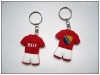 Wholesale supply 3D double-sided soft PVC keychain