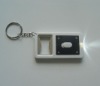 pocket plastic led light bottle opener keychain for promotion