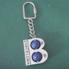 Wholesale zinc alloy key chian with laser logo