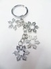 Wholesale Fashion snowflake metal keychain KCC-72