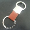 Wholesale 2010 cheapest pull out leather key ring with logo