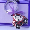 Wholesale The lovely car-shaped promotional key ring