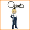 soft pvc or rubber key chain