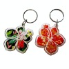 Wholesale flower acrylic keychain