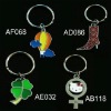 Wholesale 2011 fashion cheap customized metal keychain