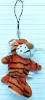 soft plush tiger mobile pendant
