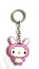 Cute cartoon soft pvc keychain