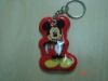 Wholesale flashing led pvc keychain