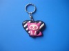 Wholesale 3D soft pvc keychain/soft pvc key ring/2d soft pvc keychain