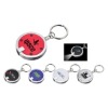 Wholesale Plastic Round led keychain lights/LED lamp/keychain lamp