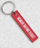Wholesale Remove Before Flight Fabric Keychain