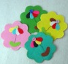 Wholesale DIY toy felt decoration Flowers Coasters