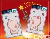 Wholesale cross stitch card case -- k022 cross stitch artwork,hand embroidery
