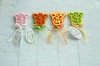 Wholesale easter spring felt flower ornament
