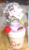 Wholesale christmas gifts santa towel cake
