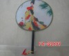 Wholesale Craft hand fan, Chinese Fan, Lady's Satin hand Fan, Silk Fan,