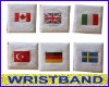 Wholesale cotton sport wirstband