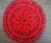 Wholesale chenneil cord embroidery of coaster