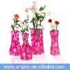 Wholesale plastic promotion PVC home vase D-V113