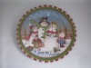 Wholesale plate w/printed paper