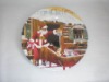 Wholesale plate w/printed paper