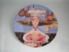 Wholesale plate w/printed paper