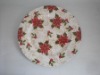 Wholesale plate w/printed paper
