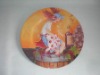 Wholesale plate w/printed paper