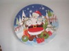 Wholesale plate w/printed paper