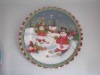 Wholesale plate w/printed paper