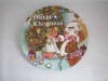 Wholesale plate w/printed paper