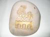 Lettering stone - pebbles