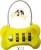 Wholesale bone shape combination padlock