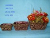 Wholesale Square flower pot,Rattan items(rattan ware,handicraft)