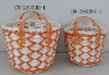 Wholesale Straw Flowerpot