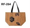 Wholesale classical handmade straw handbag for ladies