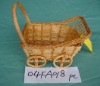 Wholesale tiny chair shape wicker basket for doll