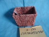 RECT. MAIZE FLOWER BASKET