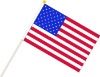 USA hand flags