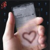 Wholesale Craft : frosted Plastic Clear business card
