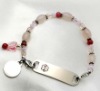 Wholesale stainless steel fashion bracelet by handmade hot sell in American