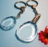 Wholesale Water Drop k9 Crystal Led Keychain