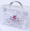 Wholesale clear handle soft pvc bag