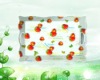 Wholesale Strawberry Melamine Tray with Handle