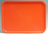 Wholesale orange color Serving Plastic food Tray
