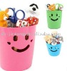 hot sell fashinable smile plastic receive cup,storage cup